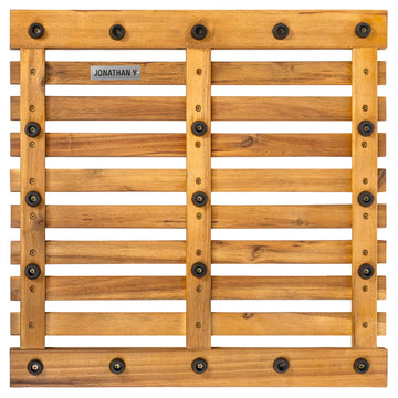 Paige Modern Classic Acacia Wood Slat Mat